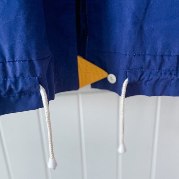 Vintage 90s preppy luxe lightweight all weather sailing jacket large size L - Picture 6 of 10